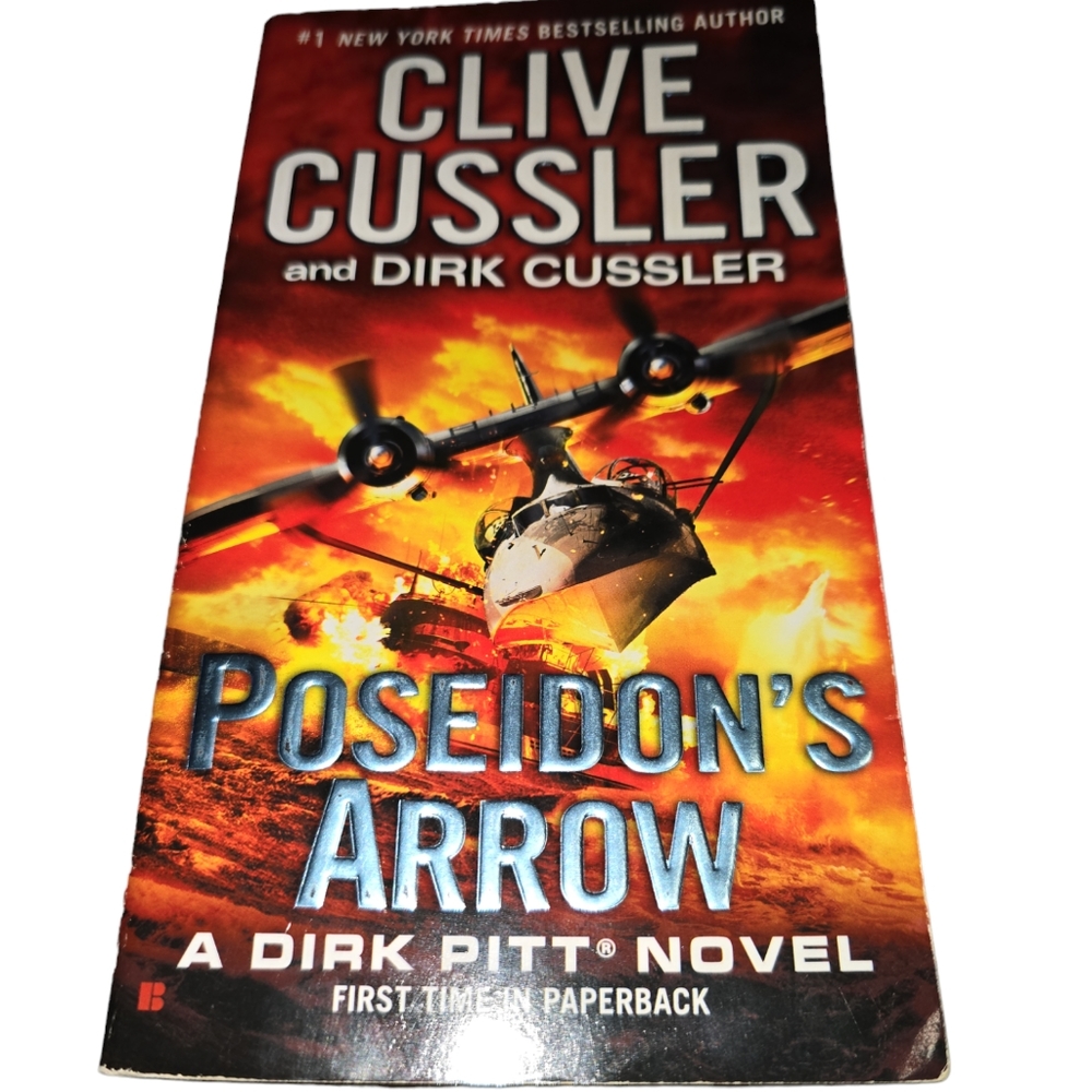 Vintage 1990's Novel - Clive Cussler - Poseidon's Arrow